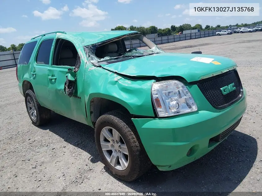 2007 GMC Yukon Slt VIN: 1GKFK13027J135768 Lot: 45327699