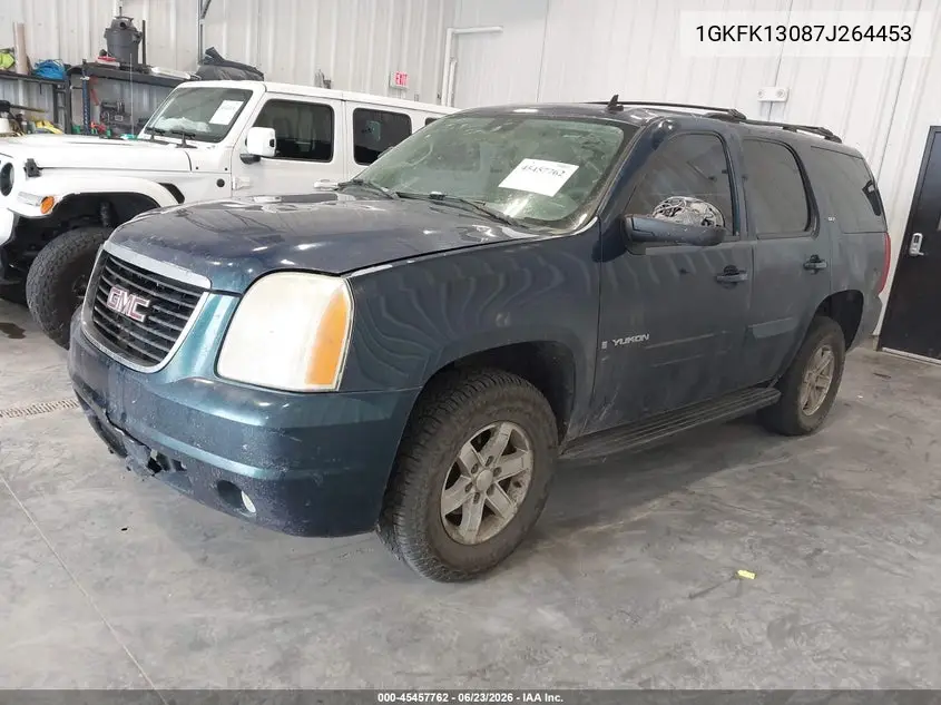 2007 GMC Yukon Slt VIN: 1GKFK13087J264453 Lot: 45457762