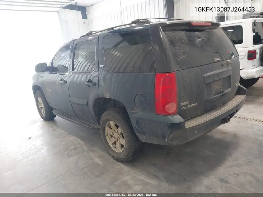 2007 GMC Yukon Slt VIN: 1GKFK13087J264453 Lot: 45457762