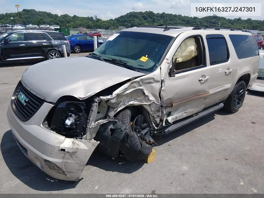 2007 GMC Yukon Xl Slt VIN: 1GKFK16327J247301 Lot: 45515247
