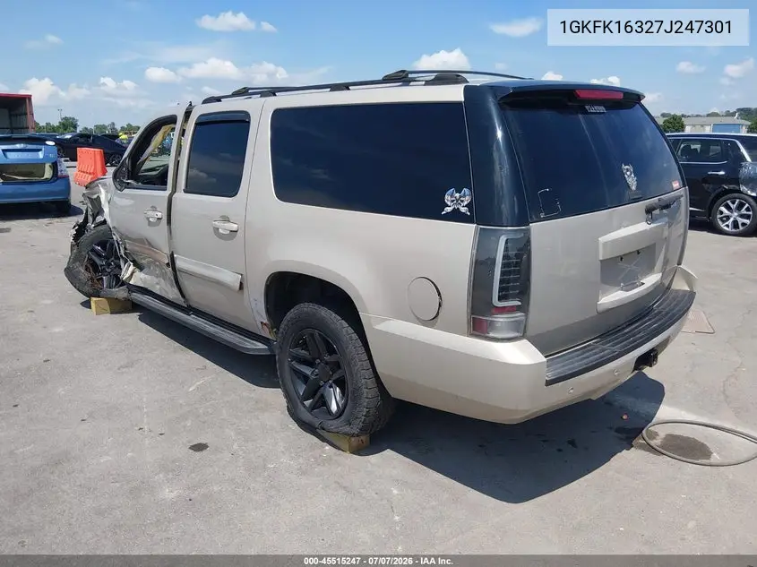 2007 GMC Yukon Xl Slt VIN: 1GKFK16327J247301 Lot: 45515247