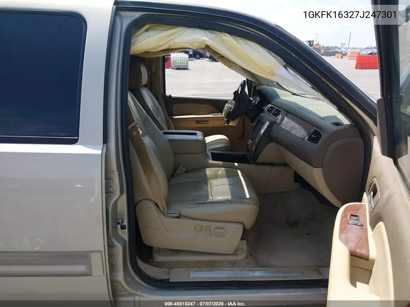 2007 GMC Yukon Xl Slt VIN: 1GKFK16327J247301 Lot: 45515247