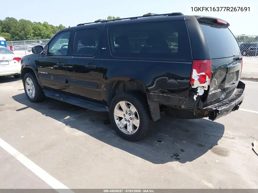 2007 GMC Yukon Xl 1500 Slt VIN: 1GKFK16377R267691 Lot: 45520257