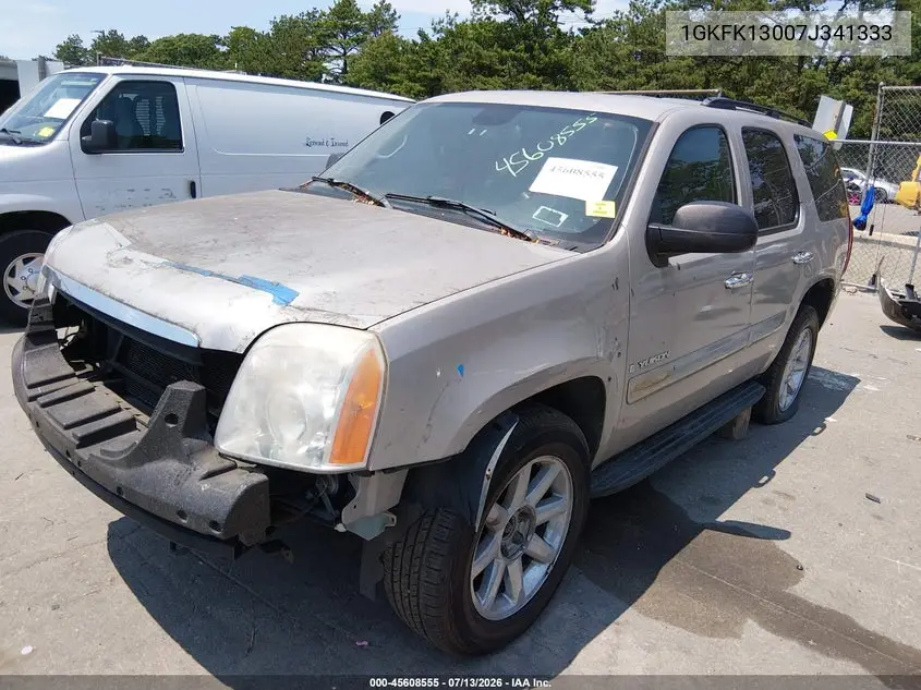 2007 GMC Yukon Sle VIN: 1GKFK13007J341333 Lot: 45608555