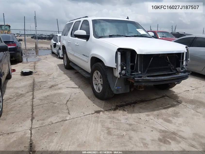 2007 GMC Yukon Xl Commercial VIN: 1GKFC16027J187507 Lot: 45622621
