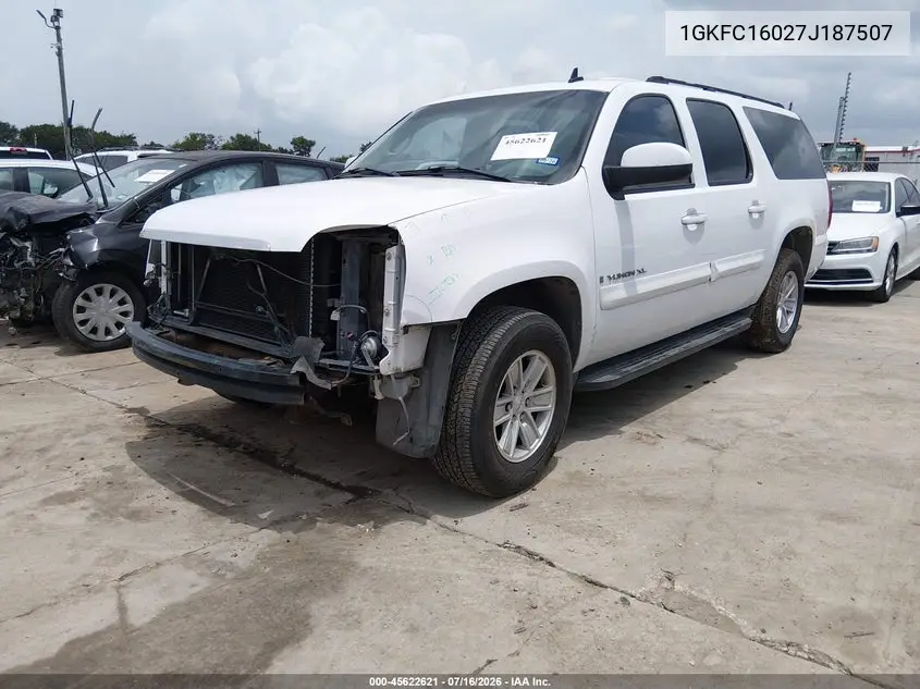 2007 GMC Yukon Xl Commercial VIN: 1GKFC16027J187507 Lot: 45622621