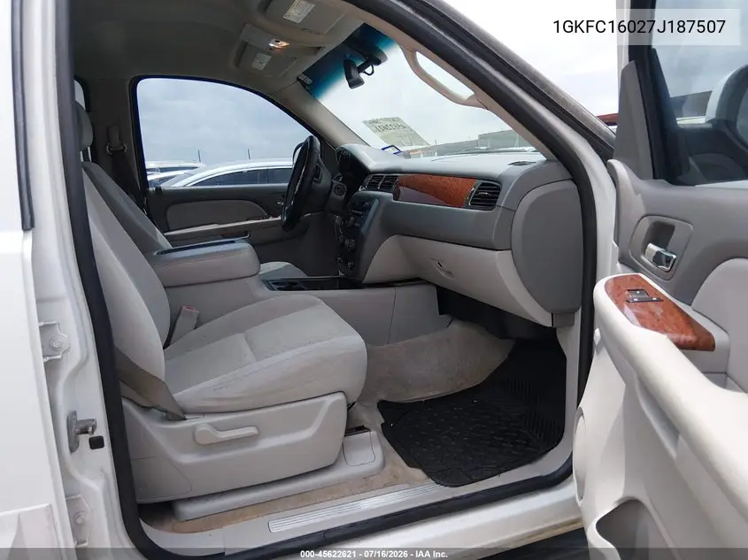 2007 GMC Yukon Xl Commercial VIN: 1GKFC16027J187507 Lot: 45622621