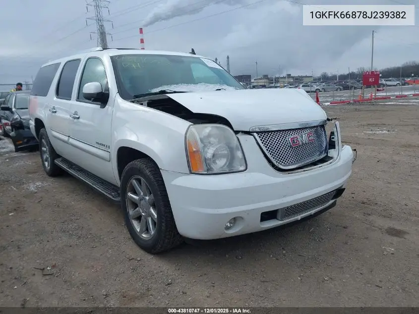 1GKFK66878J239382 2008 GMC Yukon Xl 1500 Denali