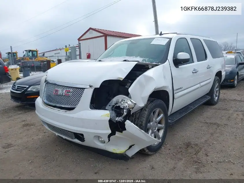 1GKFK66878J239382 2008 GMC Yukon Xl 1500 Denali