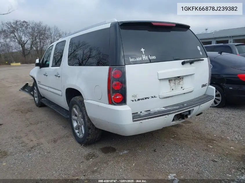 1GKFK66878J239382 2008 GMC Yukon Xl 1500 Denali