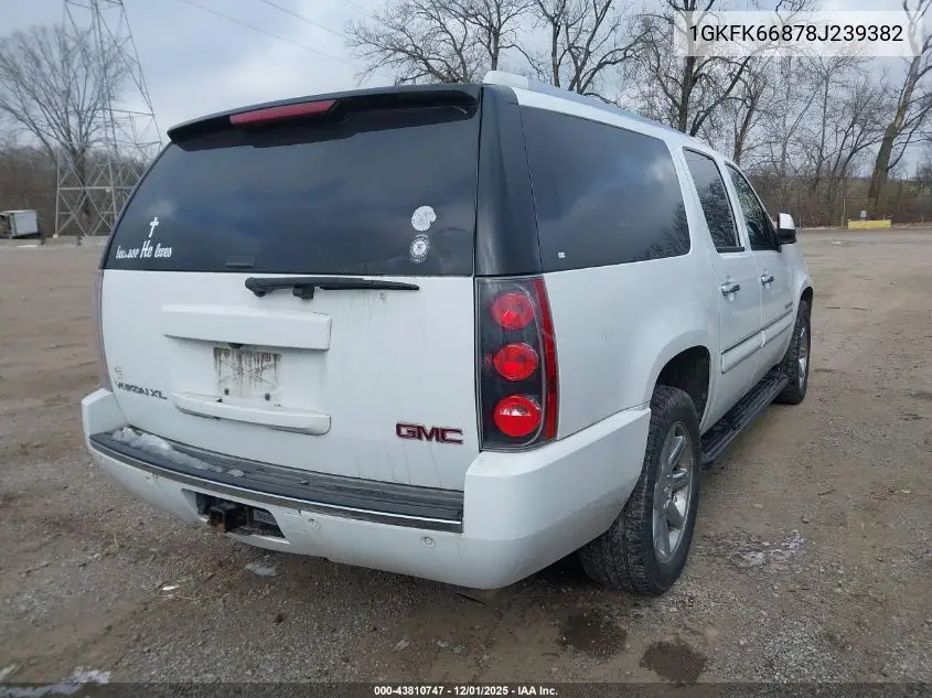 1GKFK66878J239382 2008 GMC Yukon Xl 1500 Denali