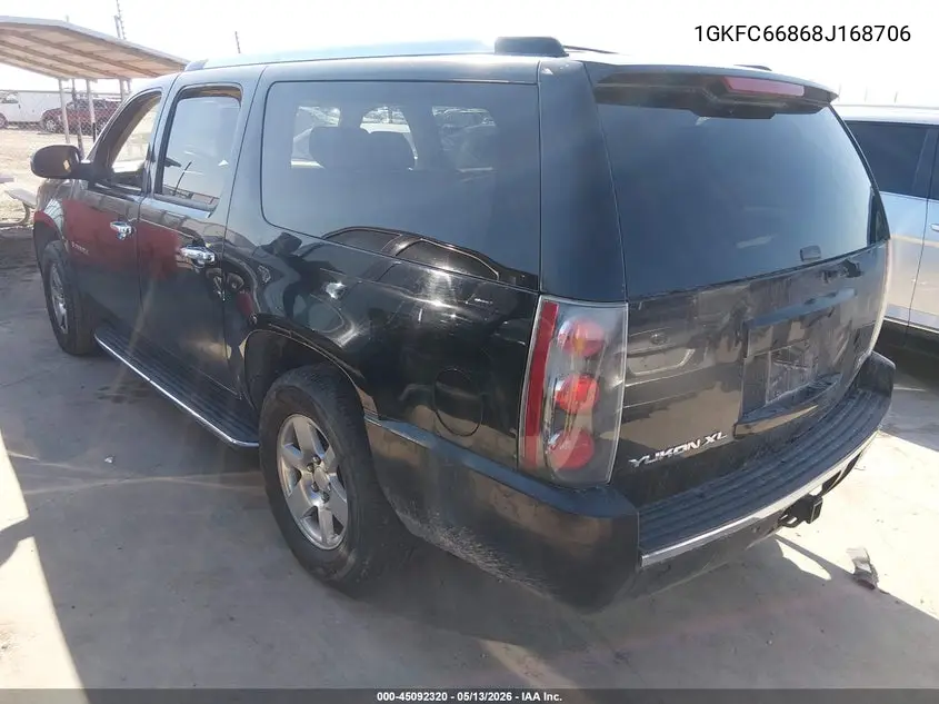 2008 GMC Yukon Xl 1500 Denali VIN: 1GKFC66868J168706 Lot: 45092320