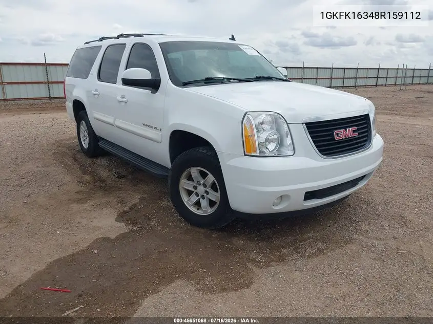 2008 GMC Yukon Xl 1500 Slt VIN: 1GKFK16348R159112 Lot: 45651068