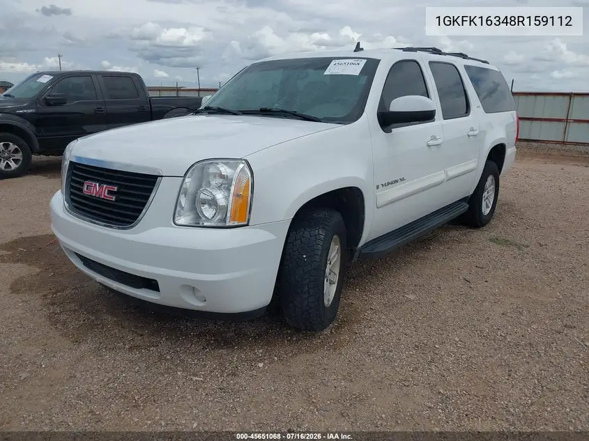 2008 GMC Yukon Xl 1500 Slt VIN: 1GKFK16348R159112 Lot: 45651068