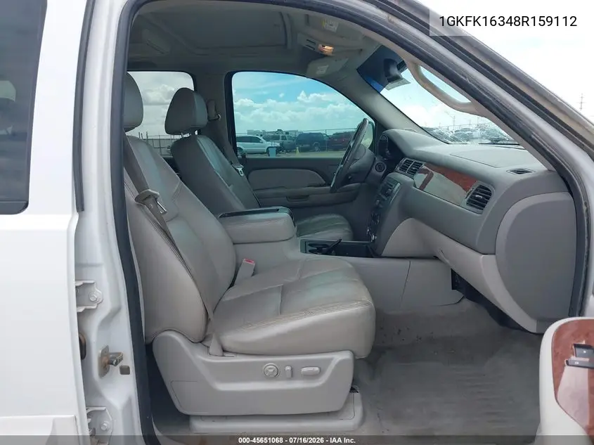 2008 GMC Yukon Xl 1500 Slt VIN: 1GKFK16348R159112 Lot: 45651068