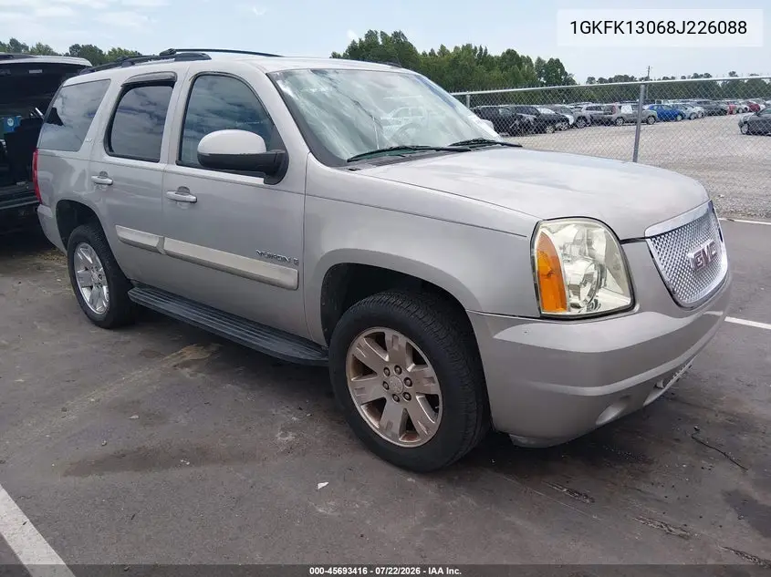 2008 GMC Yukon Slt VIN: 1GKFK13068J226088 Lot: 45693416