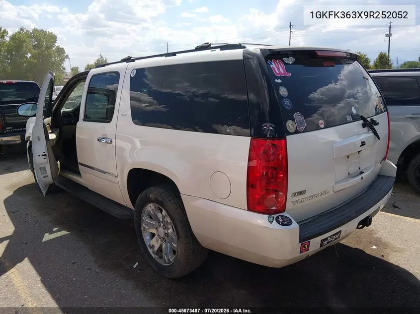 2009 GMC Yukon Xl Slt W/4Sb VIN: 1GKFK363X9R252052 Lot: 45673487