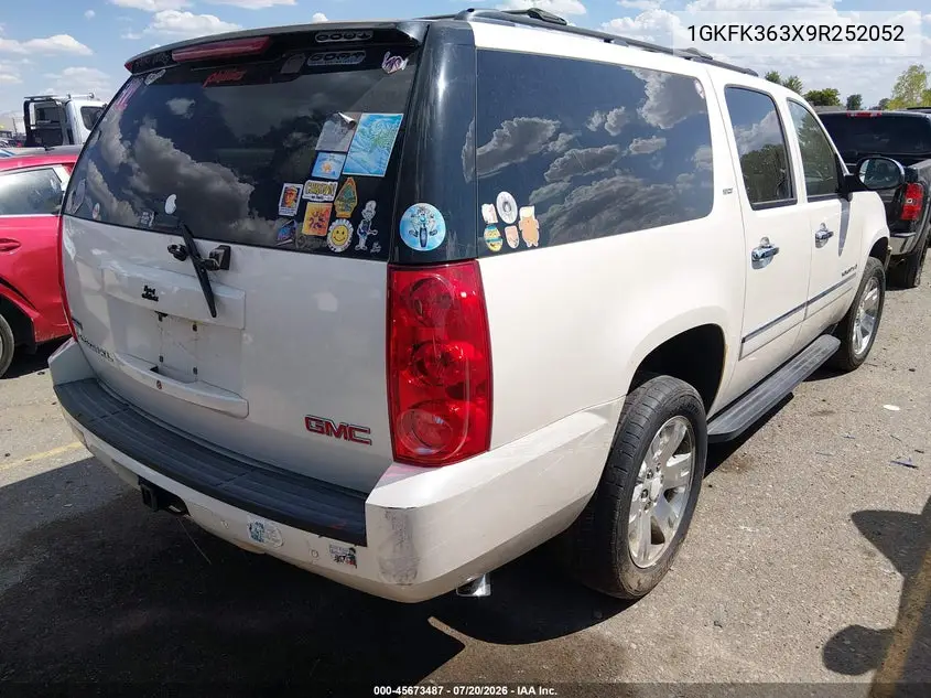 2009 GMC Yukon Xl Slt W/4Sb VIN: 1GKFK363X9R252052 Lot: 45673487