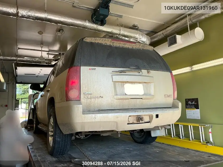 2010 GMC Yukon Slt VIN: 1GKUKDE09AR131960 Lot: 30094288