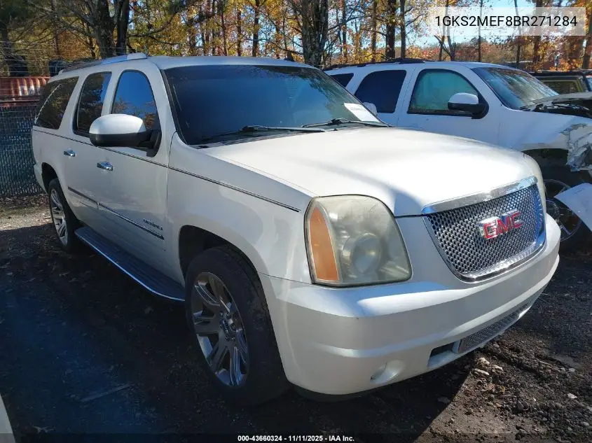 1GKS2MEF8BR271284 2011 GMC Yukon Xl 1500 Denali