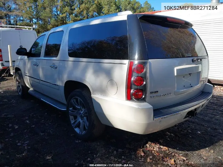 1GKS2MEF8BR271284 2011 GMC Yukon Xl 1500 Denali