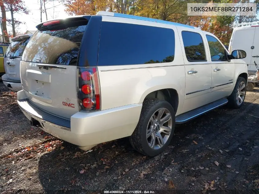 1GKS2MEF8BR271284 2011 GMC Yukon Xl 1500 Denali