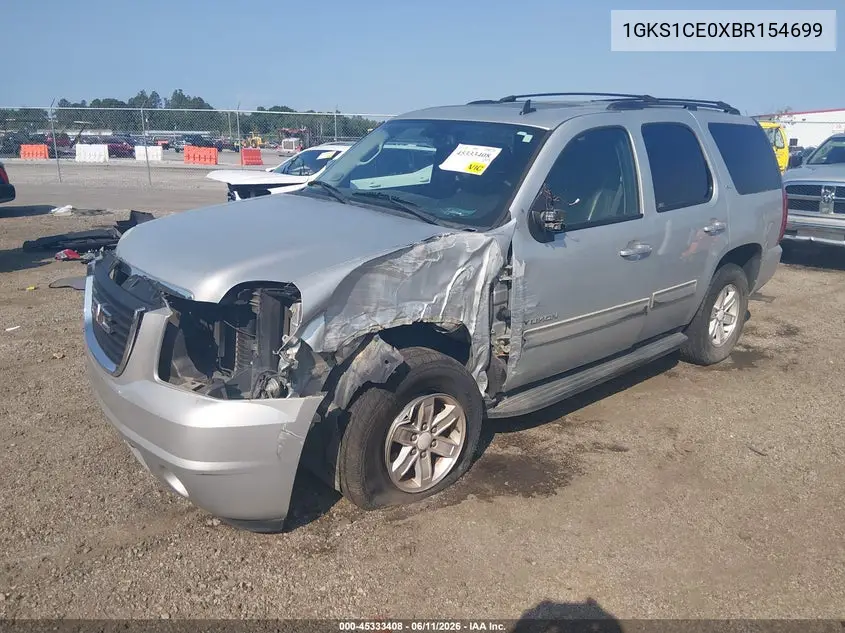 2011 GMC Yukon Slt VIN: 1GKS1CE0XBR154699 Lot: 45333408