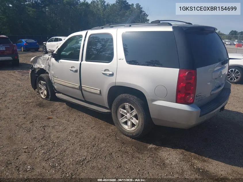 2011 GMC Yukon Slt VIN: 1GKS1CE0XBR154699 Lot: 45333408