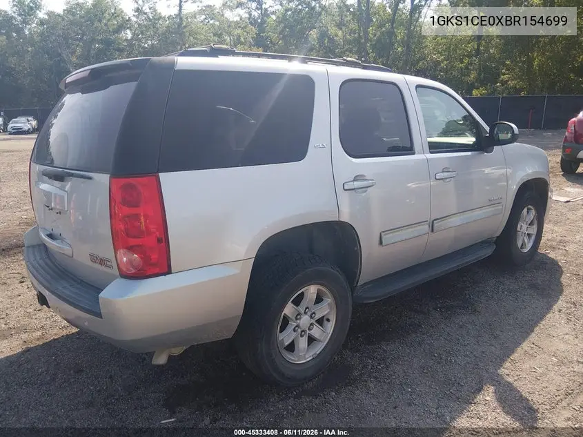 2011 GMC Yukon Slt VIN: 1GKS1CE0XBR154699 Lot: 45333408
