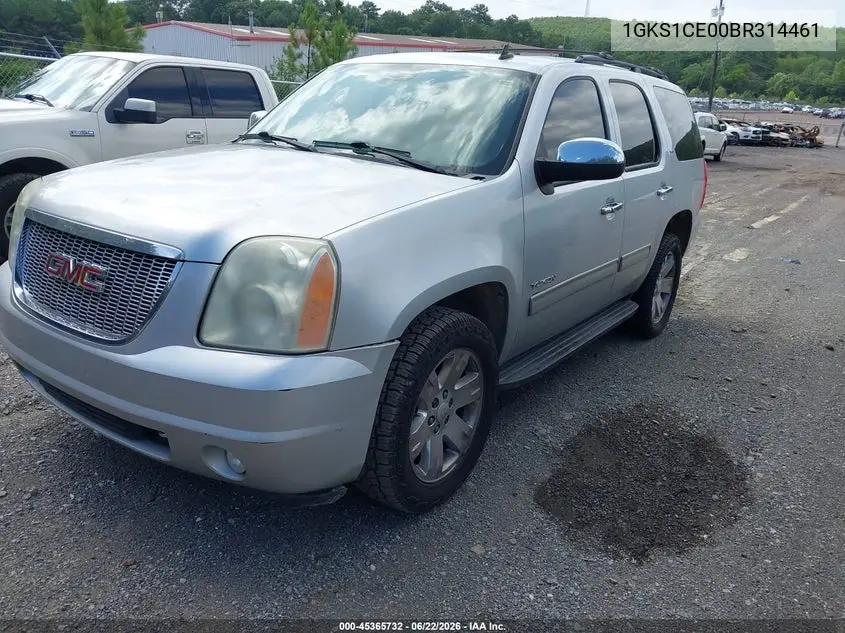 2011 GMC Yukon Slt VIN: 1GKS1CE00BR314461 Lot: 45365732