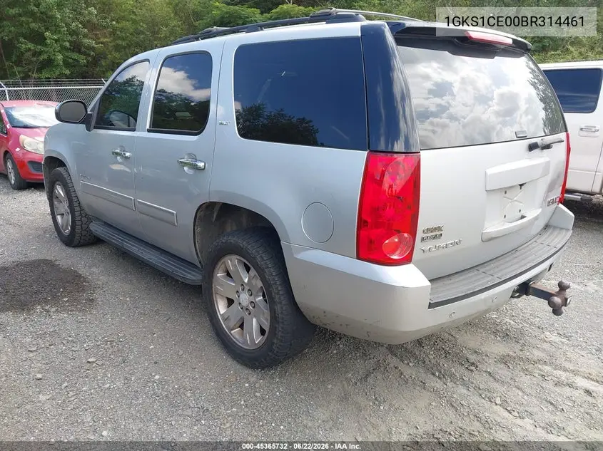 2011 GMC Yukon Slt VIN: 1GKS1CE00BR314461 Lot: 45365732