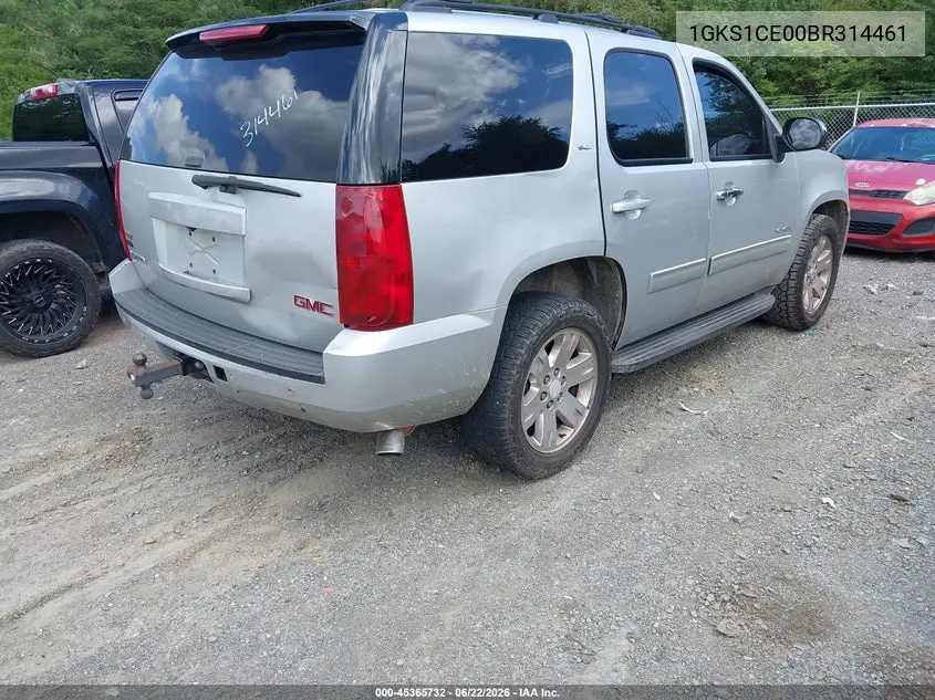 2011 GMC Yukon Slt VIN: 1GKS1CE00BR314461 Lot: 45365732