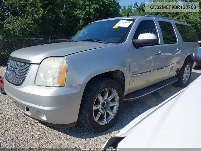 2011 GMC Yukon Xl 1500 Denali VIN: 1GKS2MEF9BR133768 Lot: 45625675
