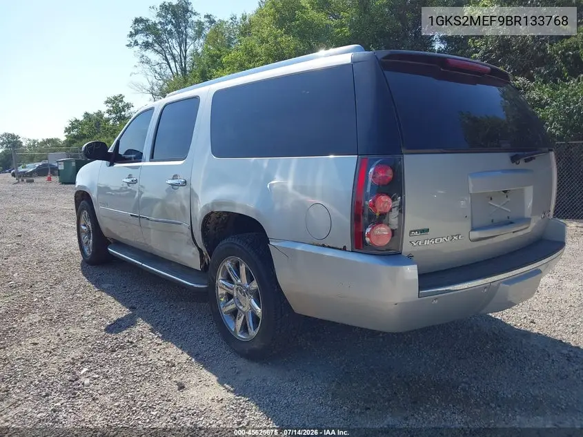 2011 GMC Yukon Xl 1500 Denali VIN: 1GKS2MEF9BR133768 Lot: 45625675