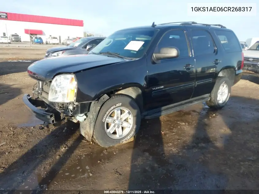 1GKS1AE06CR268317 2012 GMC Yukon Sle