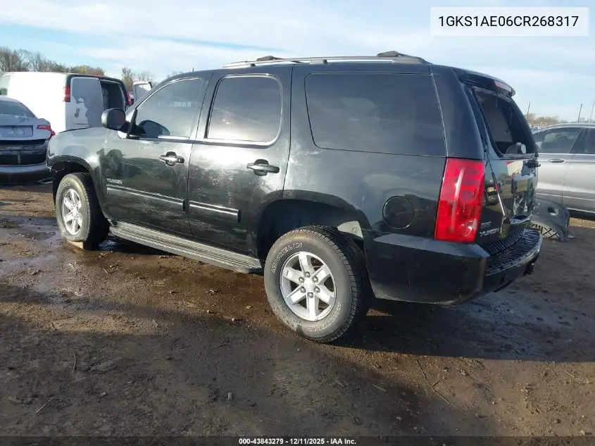 1GKS1AE06CR268317 2012 GMC Yukon Sle