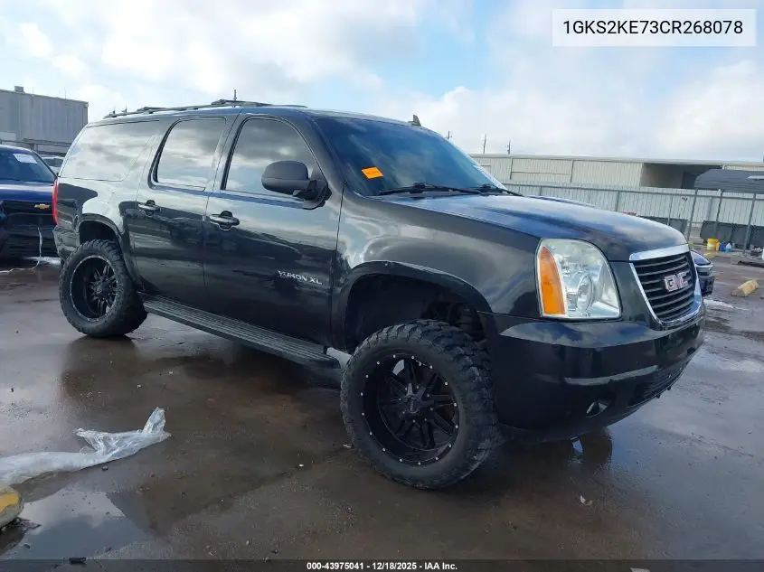 1GKS2KE73CR268078 2012 GMC Yukon Xl 1500 Slt