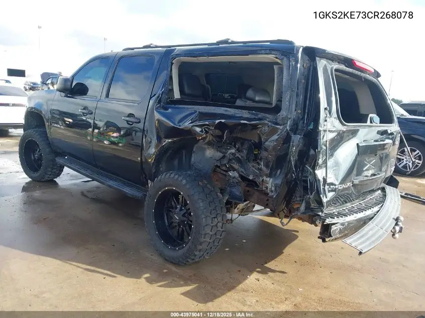 1GKS2KE73CR268078 2012 GMC Yukon Xl 1500 Slt