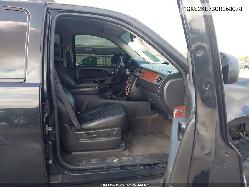 1GKS2KE73CR268078 2012 GMC Yukon Xl 1500 Slt