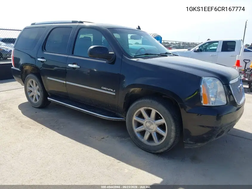2012 GMC Yukon Denali VIN: 1GKS1EEF6CR167774 Lot: 45442866