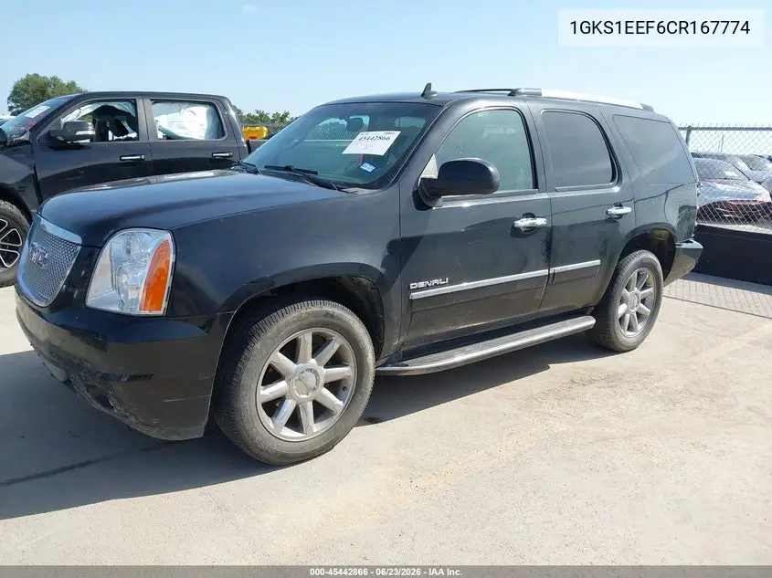 2012 GMC Yukon Denali VIN: 1GKS1EEF6CR167774 Lot: 45442866
