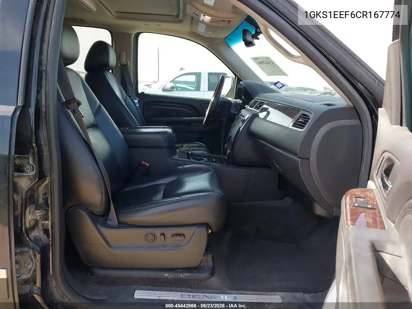 2012 GMC Yukon Denali VIN: 1GKS1EEF6CR167774 Lot: 45442866