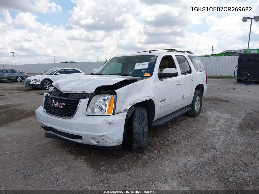 2012 GMC Yukon Slt VIN: 1GKS1CE07CR269682 Lot: 45624222
