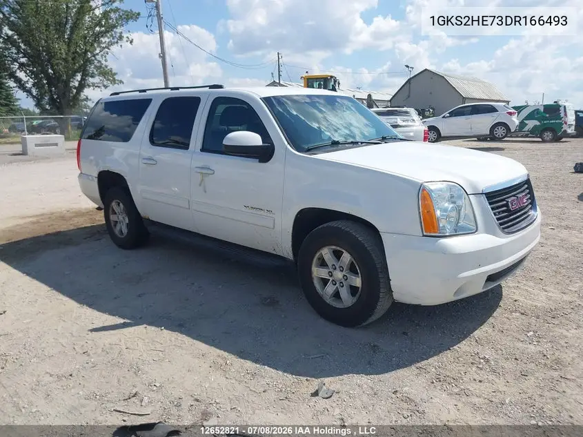 2013 GMC Yukon Xl 1500 Sle VIN: 1GKS2HE73DR166493 Lot: 12652821
