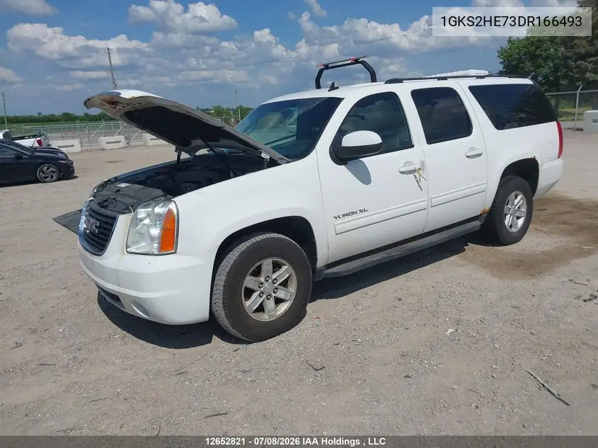 2013 GMC Yukon Xl 1500 Sle VIN: 1GKS2HE73DR166493 Lot: 12652821