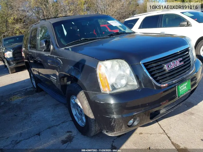 1GKS1AE0XDR191016 2013 GMC Yukon Sle