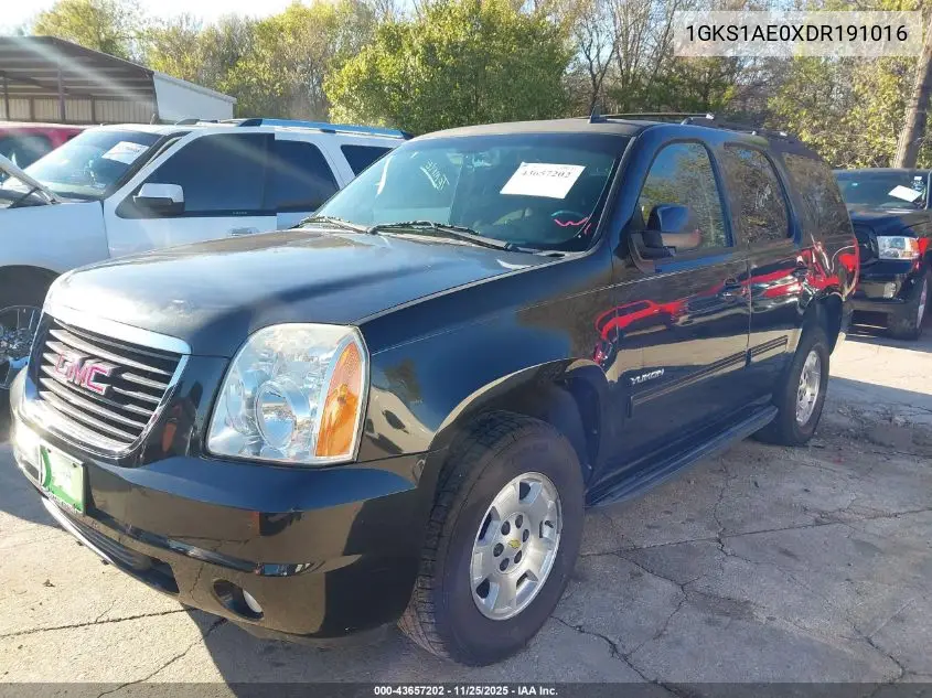 1GKS1AE0XDR191016 2013 GMC Yukon Sle