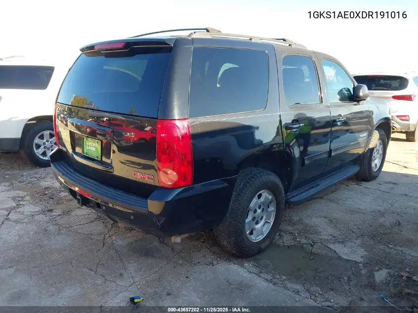 1GKS1AE0XDR191016 2013 GMC Yukon Sle
