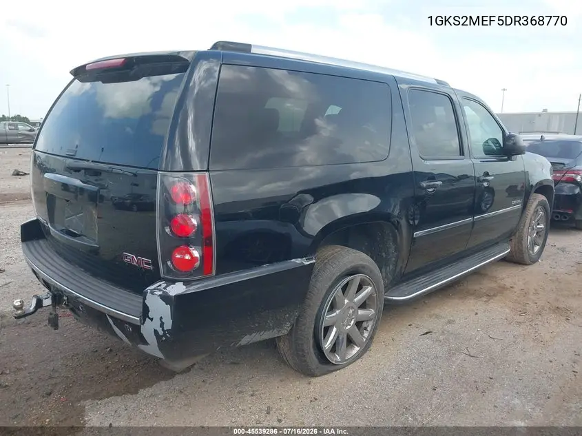 2013 GMC Yukon Xl 1500 Denali VIN: 1GKS2MEF5DR368770 Lot: 45539286