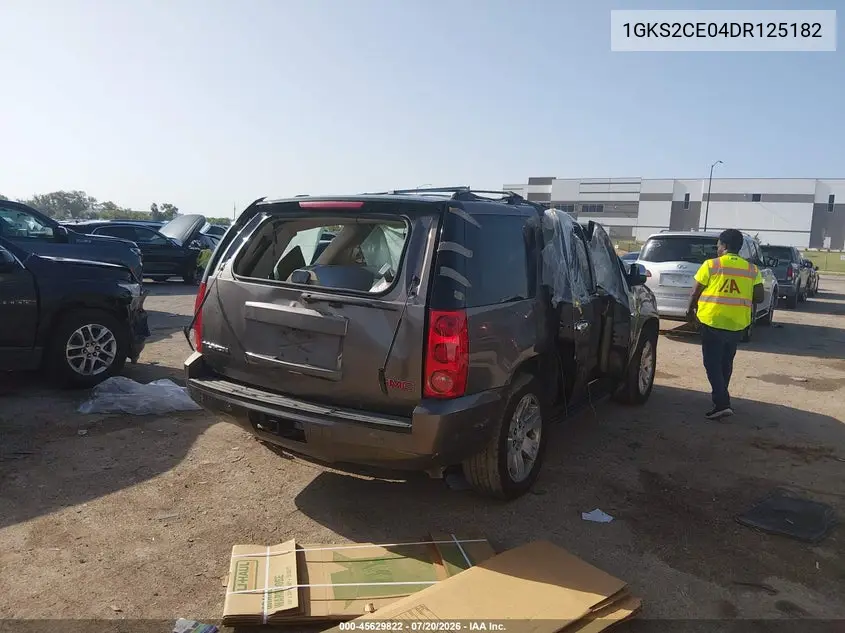 2013 GMC Yukon Slt VIN: 1GKS2CE04DR125182 Lot: 45629822